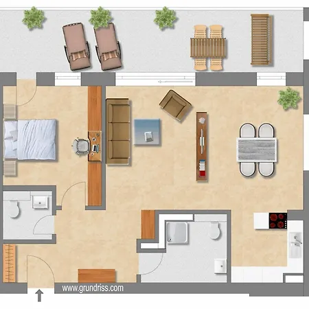 Nordmole 22 Penthouse Apartment